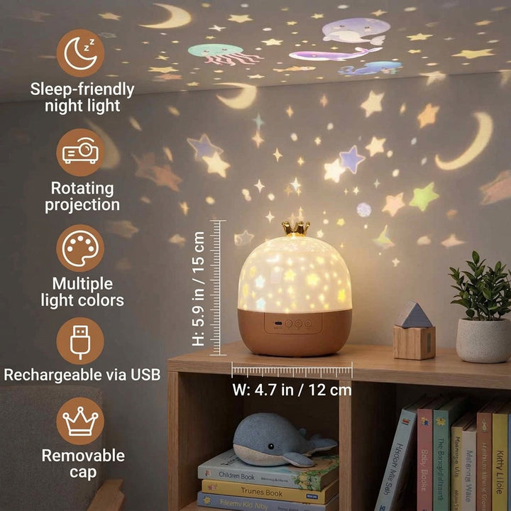 Kids Star Projector Night Light with Music, Timer and Remote 5