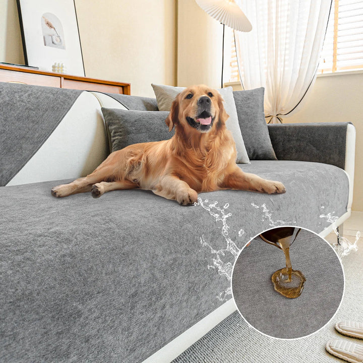 Anti-Scratch Chenille Sofa Cover - Stylish, Non-Slip & Machine Washable 9