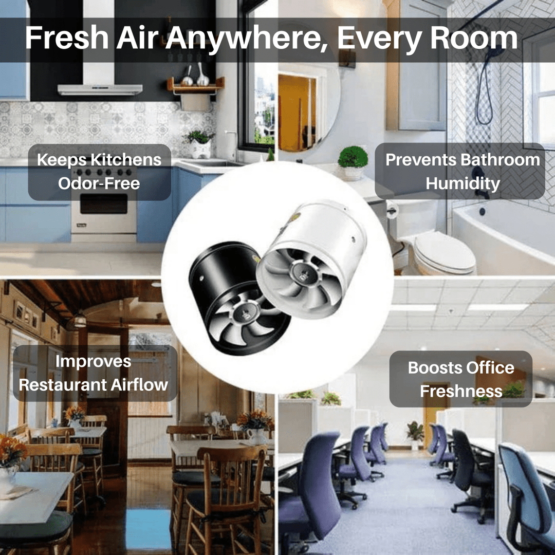 Quiet Exhaust Fan for Fresh Air and Ventilation, Bathroom and Kitchen 7