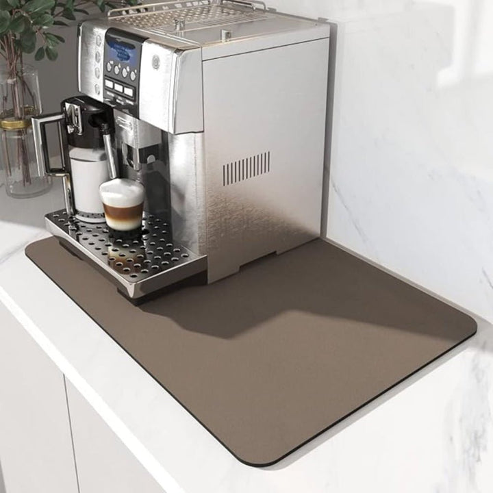 Super Absorbent Quick-Dry Coffee Bar Mat Made from Eco-Friendly Diatomite 3