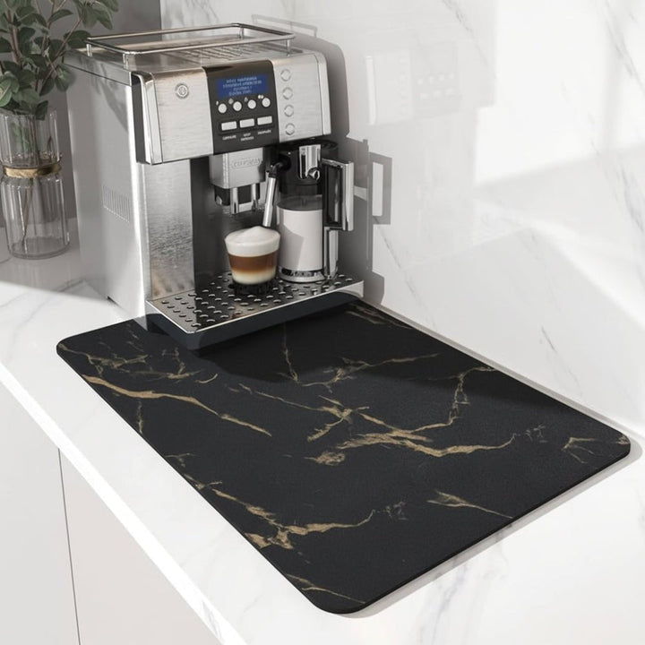 Super Absorbent Quick-Dry Coffee Bar Mat Made from Eco-Friendly Diatomite 5