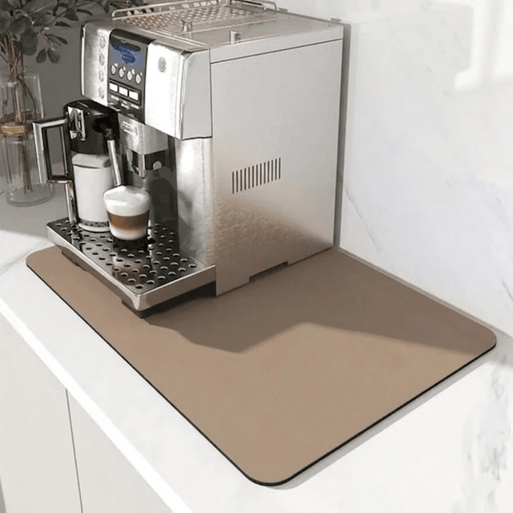 Super Absorbent Quick-Dry Coffee Bar Mat Made from Eco-Friendly Diatomite 7