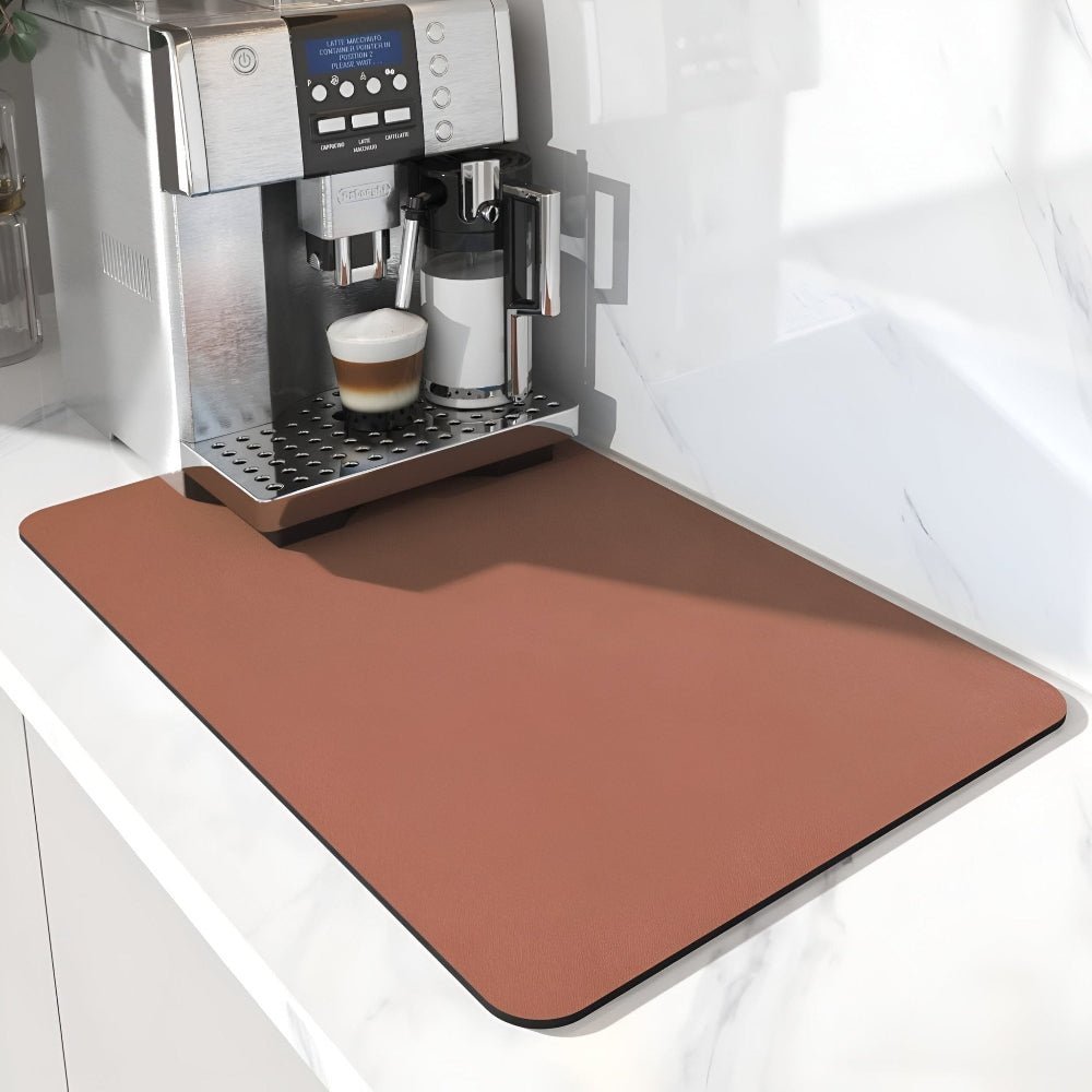 Super Absorbent Quick-Dry Coffee Bar Mat Made from Eco-Friendly Diatomite 10