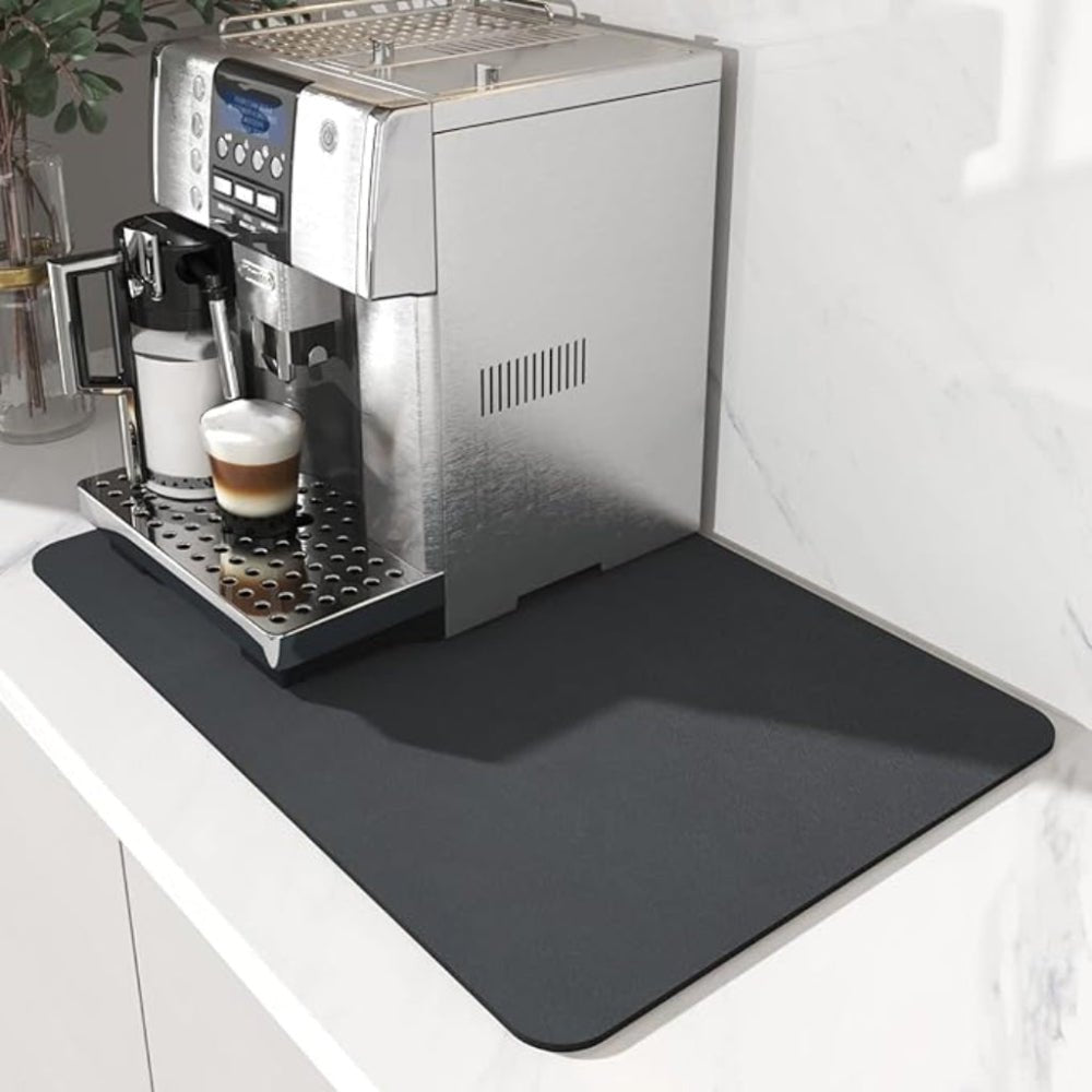 Super Absorbent Quick-Dry Coffee Bar Mat Made from Eco-Friendly Diatomite 2