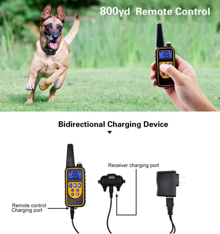 Waterproof Remote Dog Training Collar with Vibration, Tone and Static Modes 5