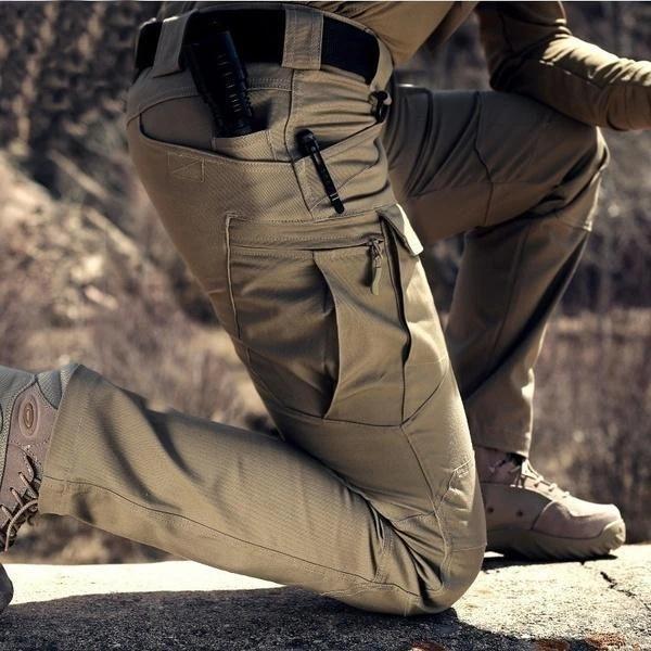 Men's Tactical Cargo Pants with Zippered Utility Pockets 2