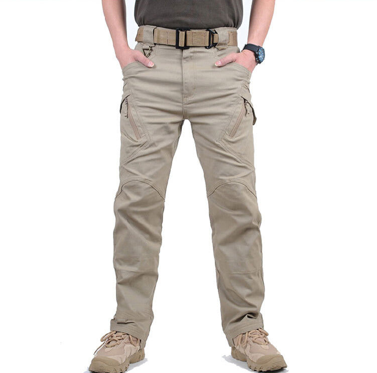Men's Tactical Cargo Pants with Zippered Utility Pockets 1