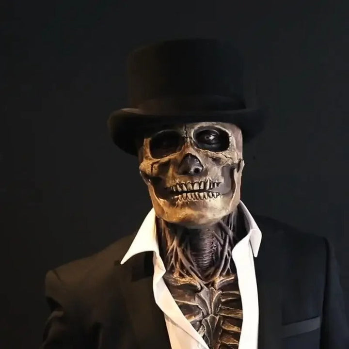 Ultra-Realistic Halloween Skeleton Costume with Mask 1