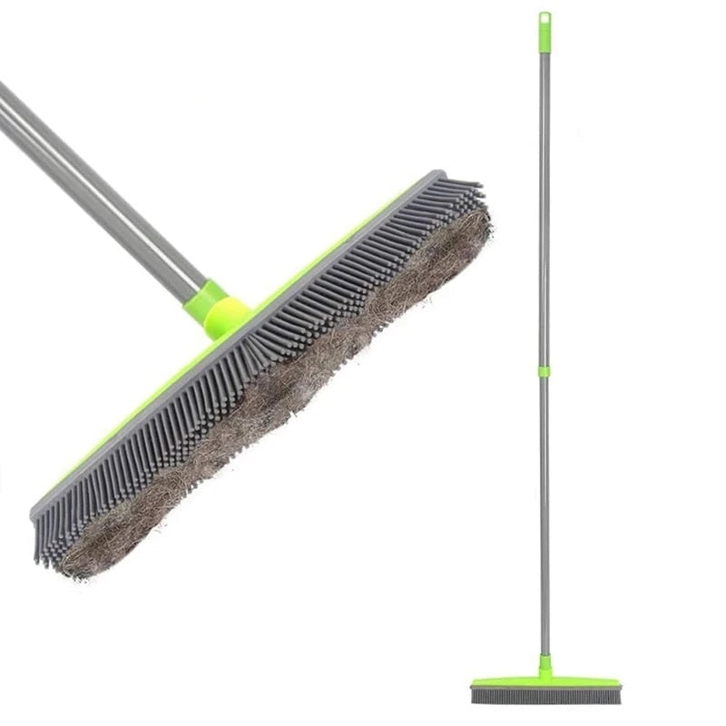 Universal Rubber Broom for Effective Pet Hair Removal 2