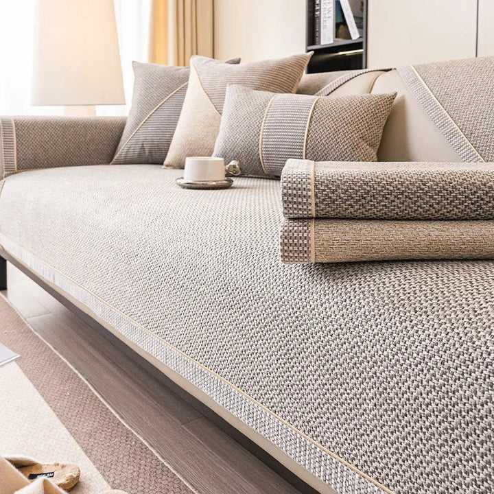 Universal Couch Cover with Non-Slip Backing for Sofa Protection 6