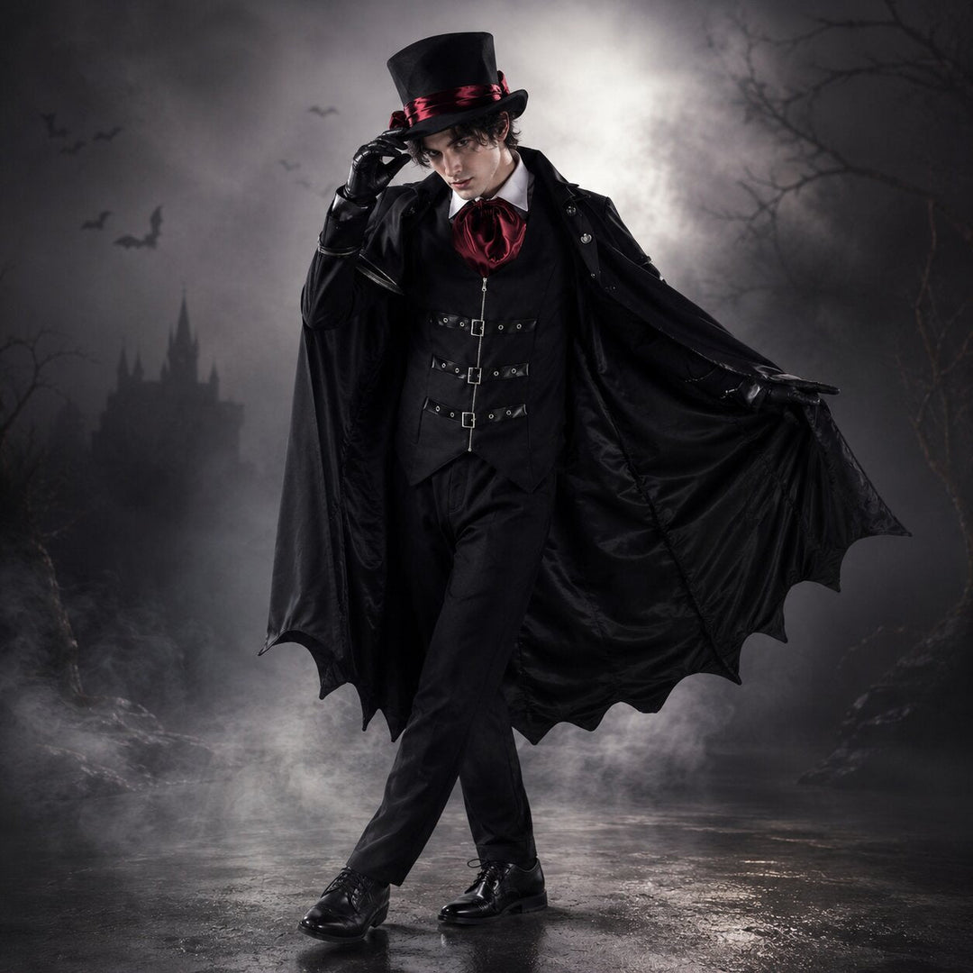 Vampire Halloween Costume for Women and Men 4