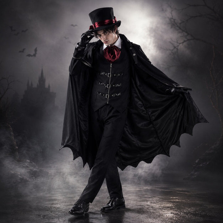 Vampire Halloween Costume for Women and Men 4