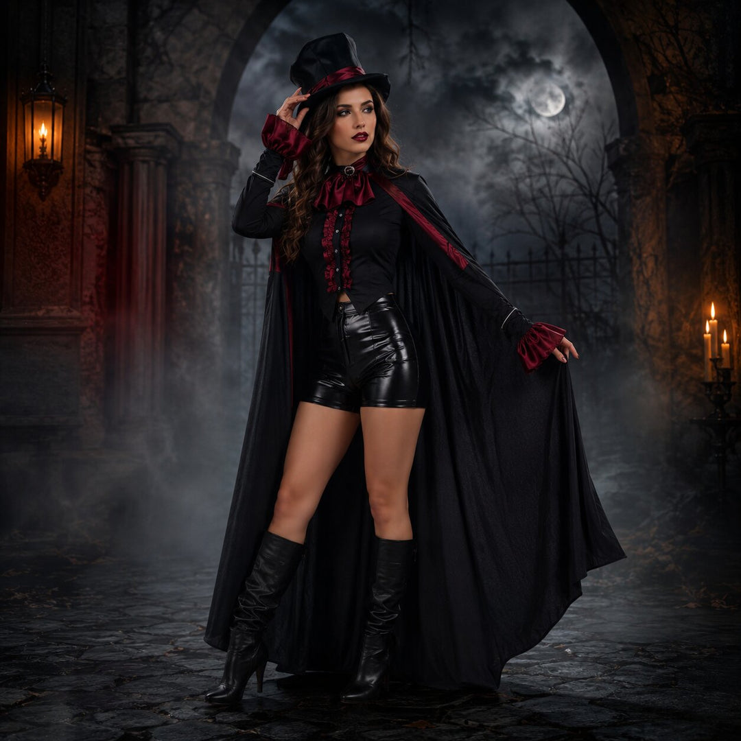 Vampire Halloween Costume for Women and Men 6