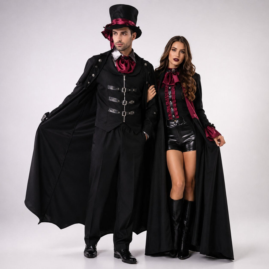 Vampire Halloween Costume for Women and Men 7