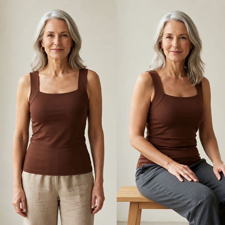 Comfort Tank Top with Built-In Bra Support 5