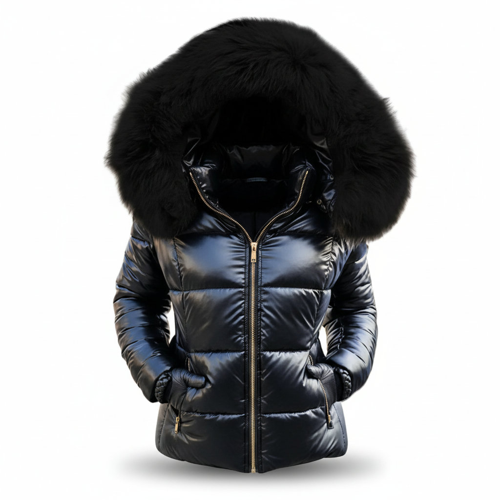 Women's Thick Padded Winter Jacket with Hood, Wind and Water Resistant 5