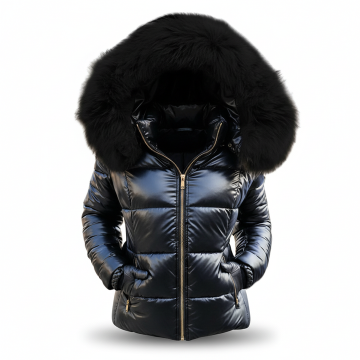 Women's Thick Padded Winter Jacket with Hood, Wind and Water Resistant 5