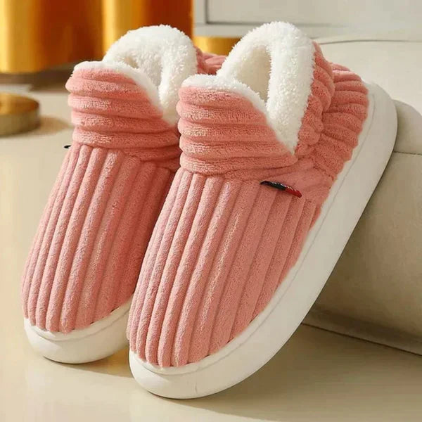 Men's Warm Plush Slippers with Non-Slip Sole for Indoor Wear 5