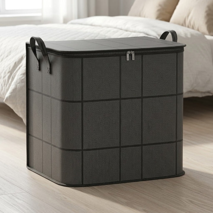 Foldable Bedding Storage Bag with Double Zipper, 3 Sizes 1