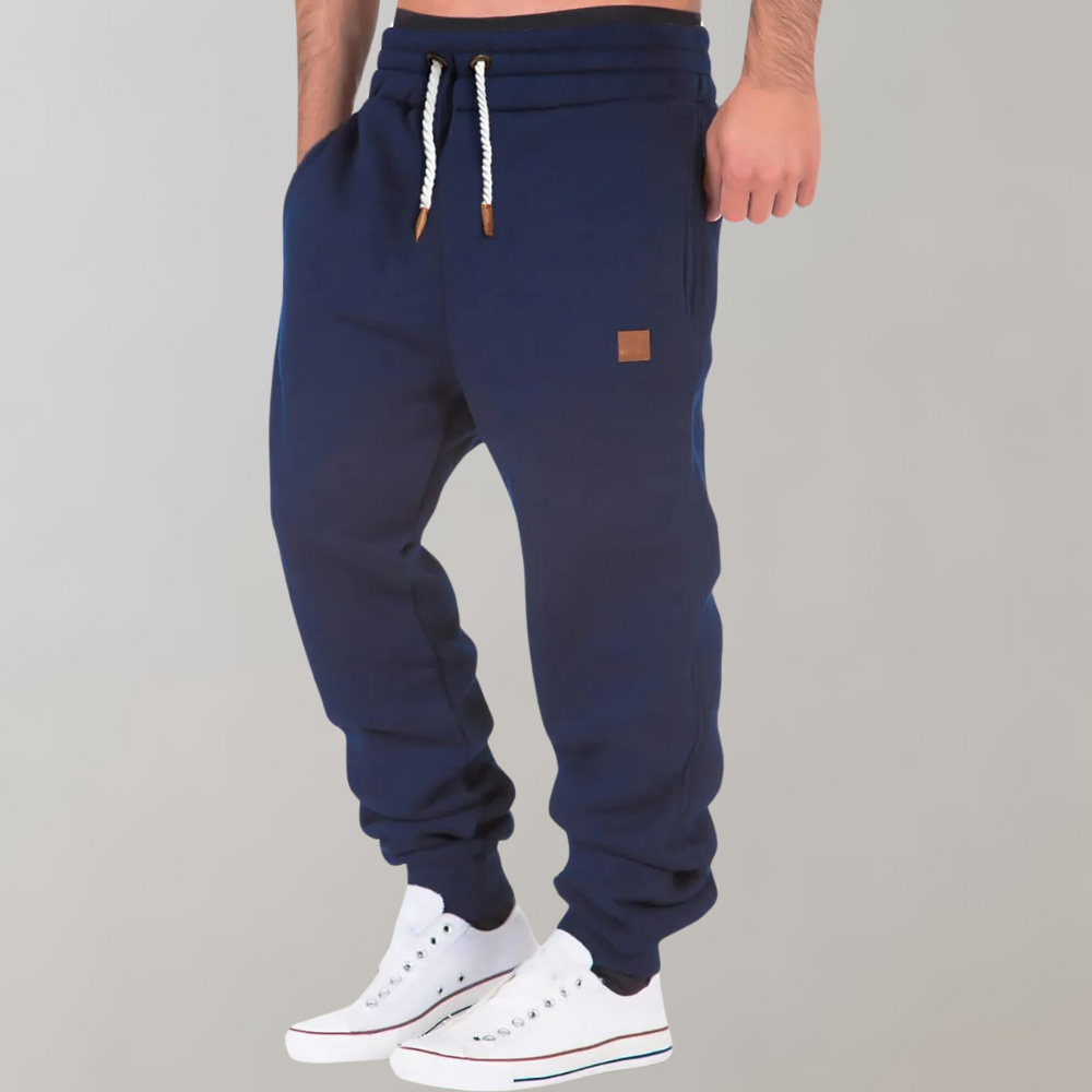 Men's Relaxed Fit Jogger Pants with Drawstring Waist 5
