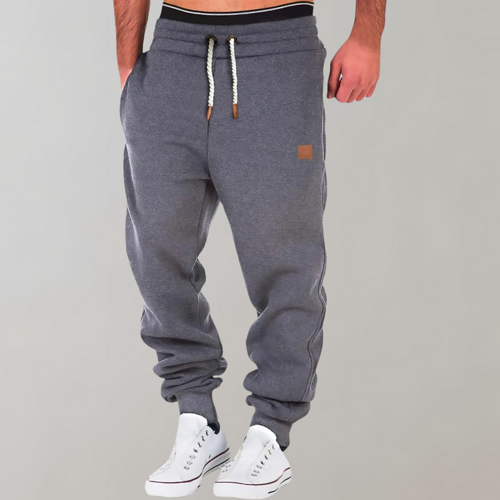 Men's Relaxed Fit Jogger Pants with Drawstring Waist 2