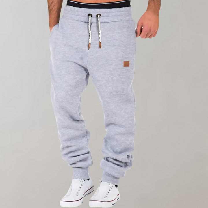 Men's Relaxed Fit Jogger Pants with Drawstring Waist 4