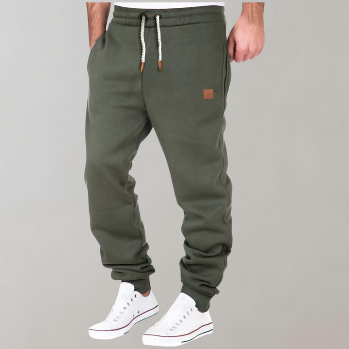 Men's Relaxed Fit Jogger Pants with Drawstring Waist 3