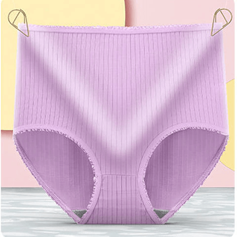 Women's Leakproof Panties 3-Pack - Breathable Ribbed Briefs 5