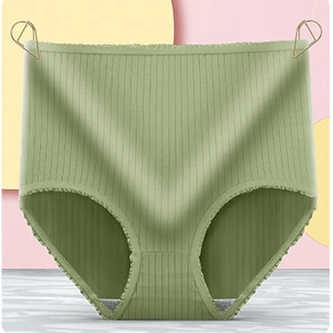 Women's Leakproof Panties 3-Pack - Breathable Ribbed Briefs 6