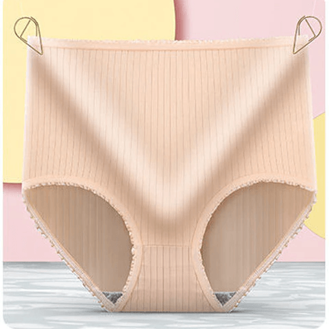 Women's Leakproof Panties 3-Pack - Breathable Ribbed Briefs 9