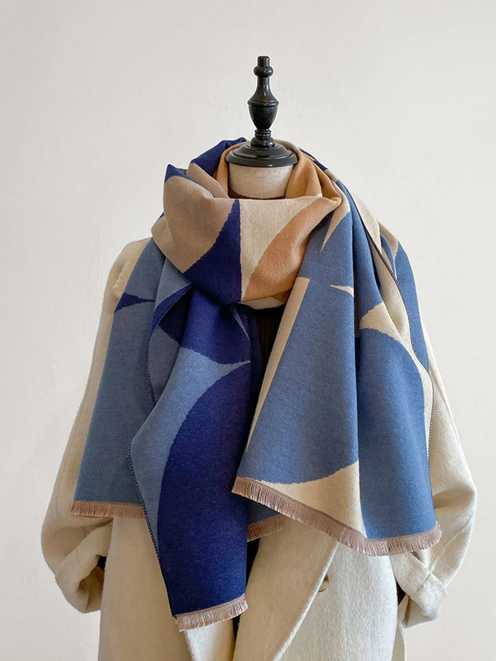 Women's Reversible Cashmere Scarf for Elegance & Warmth 3