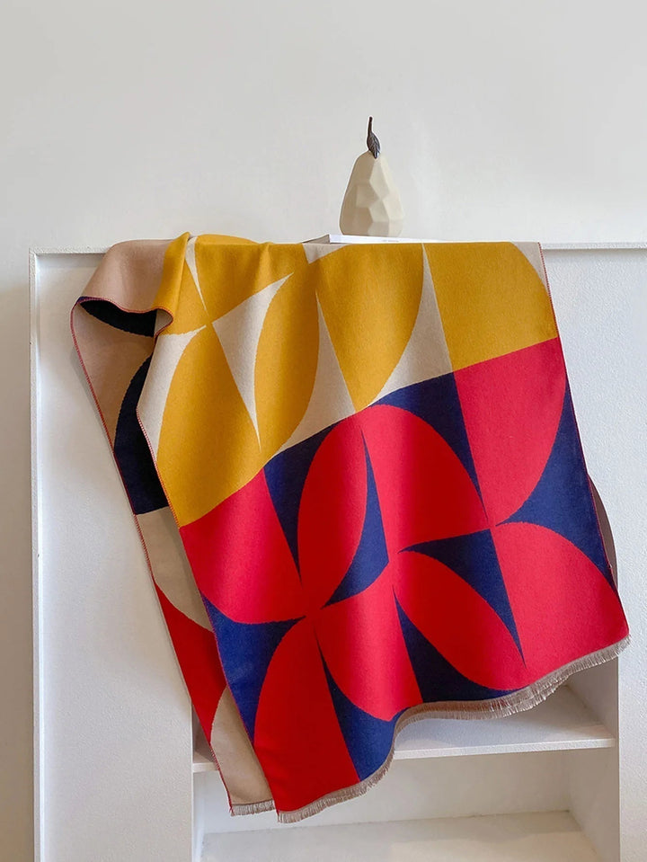 Women's Reversible Cashmere Scarf for Elegance & Warmth 6