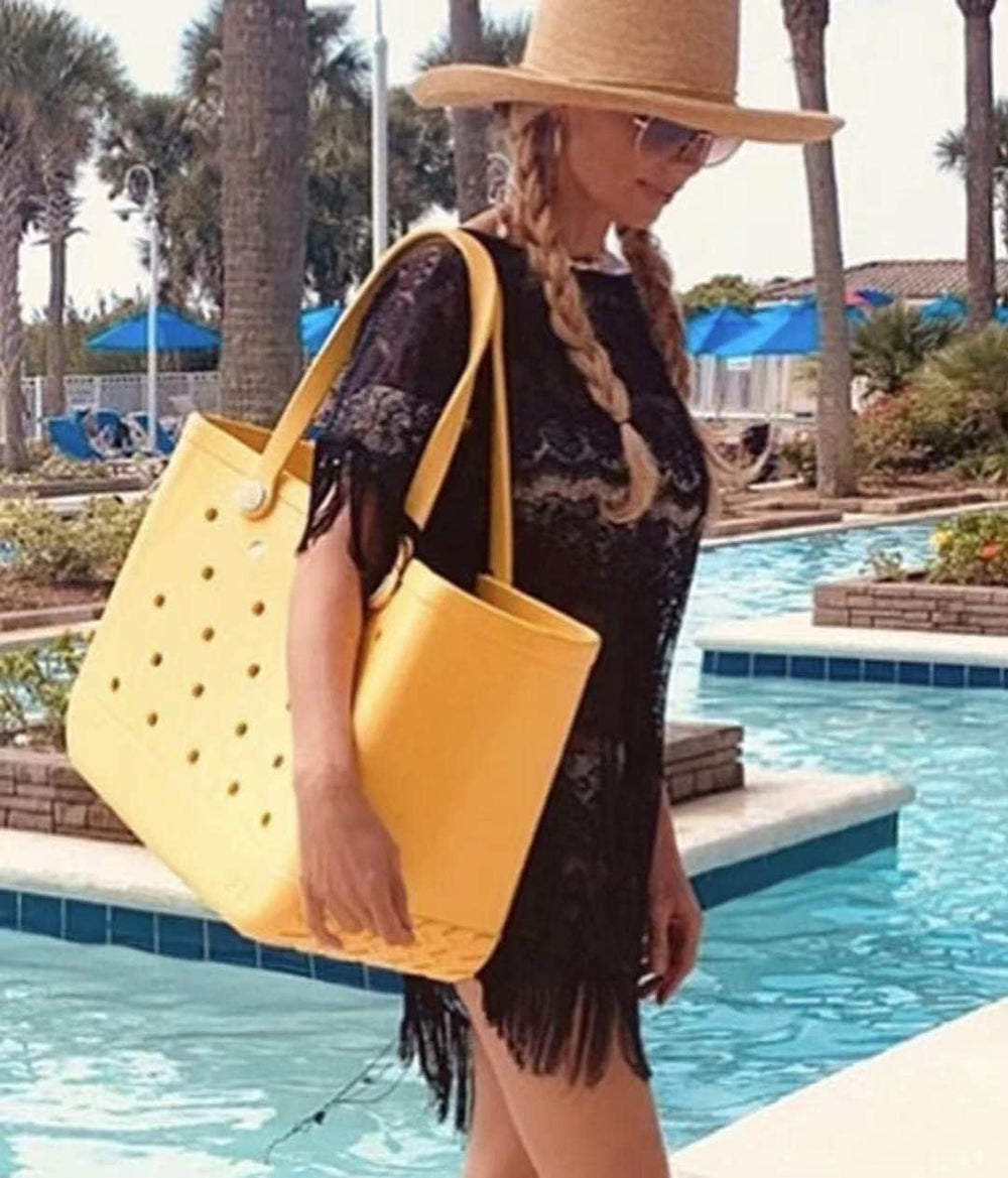 Women's Washable EVA Beach Tote Bag - Size L 2
