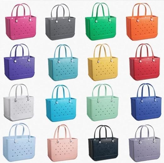Women's Washable EVA Beach Tote Bag - Size L 27
