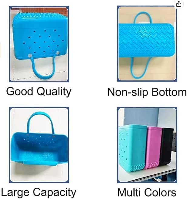Women's Washable EVA Beach Tote Bag - Size L 3