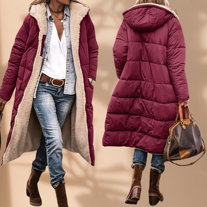Women's Insulated Winter Jacket, Windproof and Waterproof with Hood 1