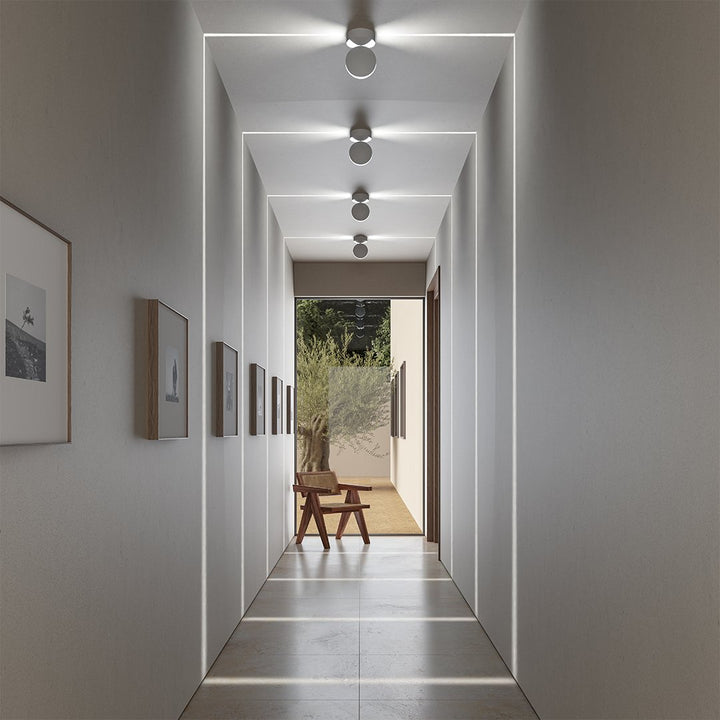 LED Wall Sconce with Spotlight Function | 360° Rotating Head | Square Beam 1