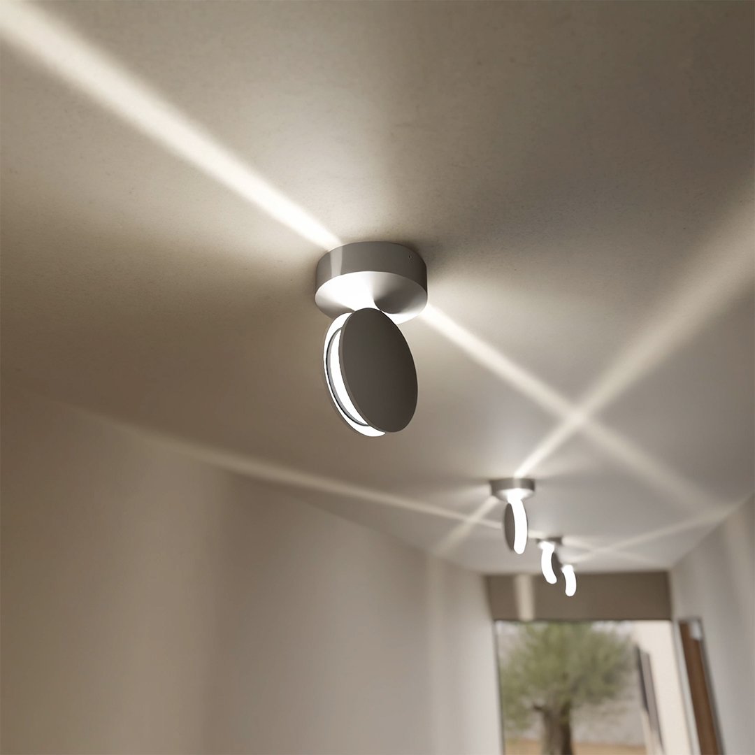LED Wall Sconce with Spotlight Function | 360° Rotating Head | Square Beam 4
