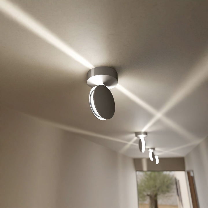LED Wall Sconce with Spotlight Function | 360° Rotating Head | Square Beam 4