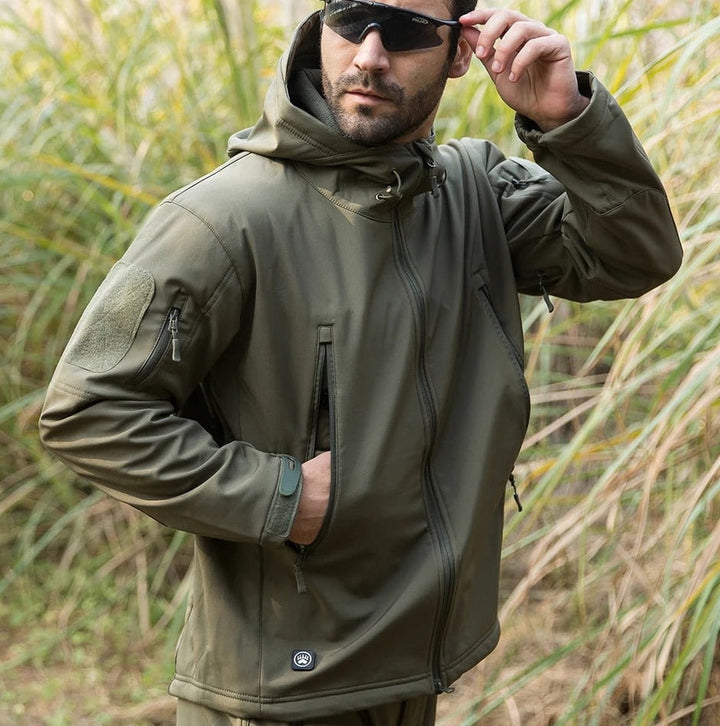 Waterproof Windproof Fleece-Lined Outdoor Jacket and Pants Set 11