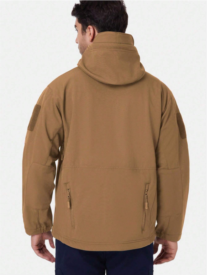 Waterproof Windproof Fleece-Lined Outdoor Jacket and Pants Set 14