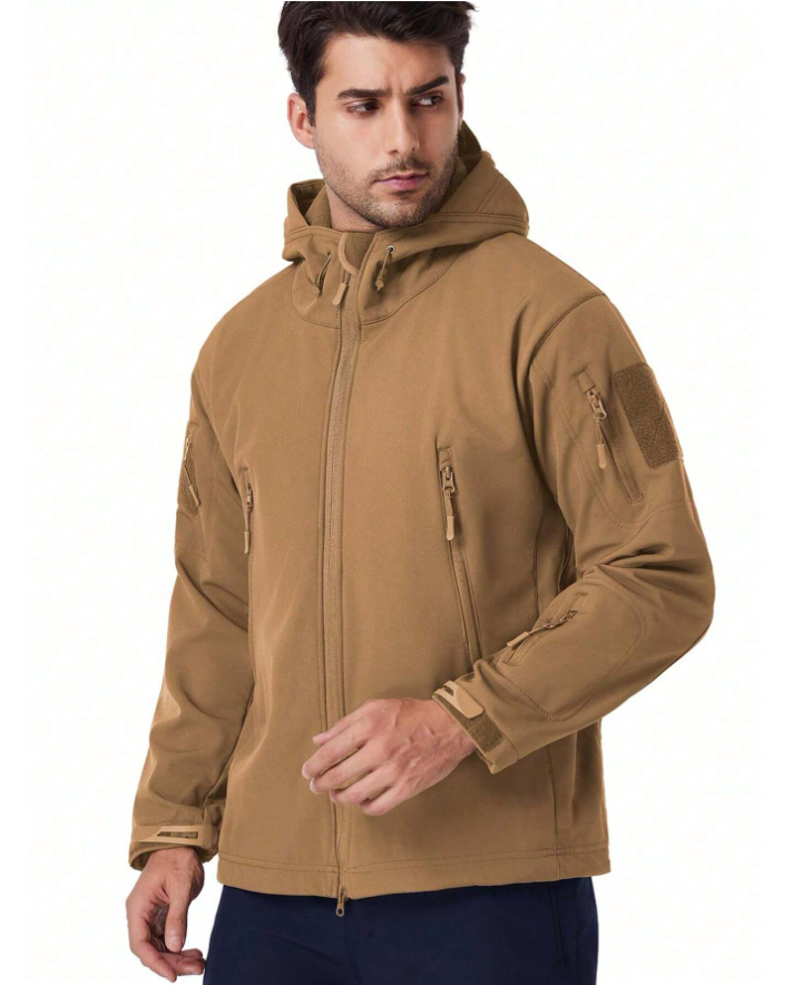 Waterproof Windproof Fleece-Lined Outdoor Jacket and Pants Set 16