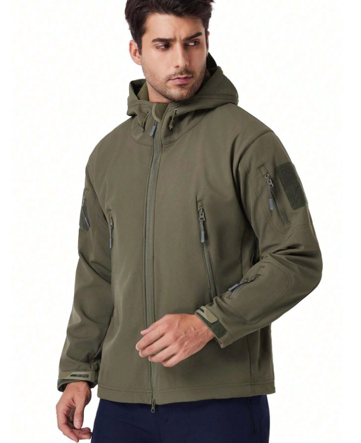 Waterproof Windproof Fleece-Lined Outdoor Jacket and Pants Set 4