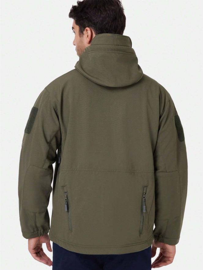 Waterproof Windproof Fleece-Lined Outdoor Jacket and Pants Set 5