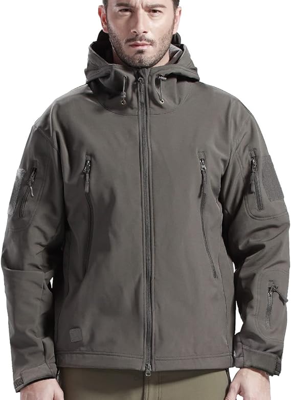 Waterproof Windproof Fleece-Lined Outdoor Jacket and Pants Set 8